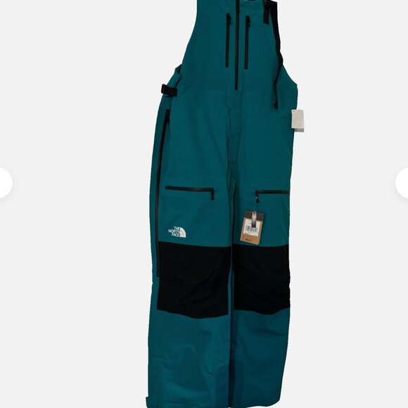 THE NORTH FACE Ceptor Bib Men Teal Blue Snow Ski Suit Pant Overall XL $529 - Picture 3 of 9